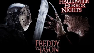 FREDDY VS JASON - HALLOWEEN HORROR NIGHTS 2016 - FULL WALKTHROUGH