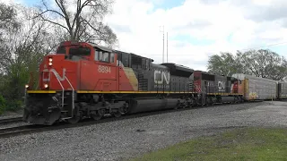 CN EMD's In Action, Colona, IL 4/27/2024