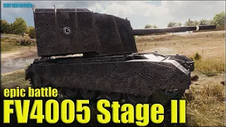 Мощно в ОТКРЫТУЮ 12К УРОНА 😍 World of Tanks FV4005 Stage II лучший бой