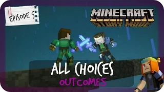 Minecraft Story Mode | ALL CHOICES & OUTCOMES | Episode 5