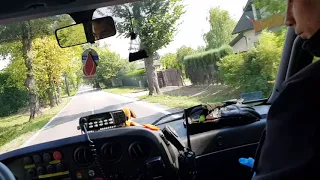 OSP Błonie alarmowo wypadek droga Rokitno