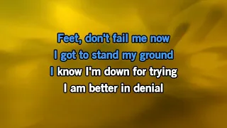 feet don't fail me now by joy crookes karaoke