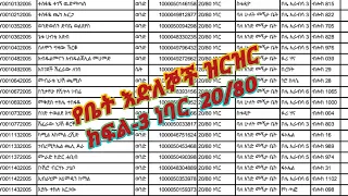 ክፍል3የ20/80 ስትድዮ,1መኝታ እና 2 መኝታ ስም ዝርዝር│part-3condominium 20/80 studio ,1&2 bed list in Ethiopia 2022