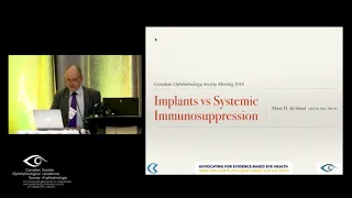 Intraocular implants for Non-Infectious Uveitis by Dr. Marc de Smet @ COS2018