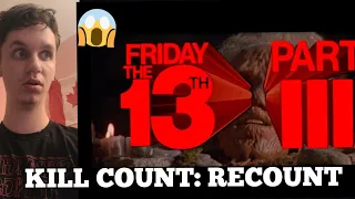 Friday the 13th Part III (1982) KILL COUNT: RECOUNT - REACTION!