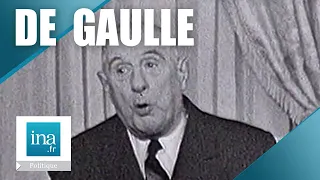 Charles de Gaulle, campagne présidentielle du second tour 1965  | Archive INA