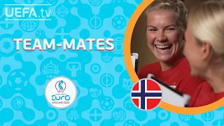 NORWAY Team-mates: ADA HEGERBERG & GURO BERGSVAND | #WEURO 2022