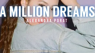 A MILLION DREAMS - Alexandra Porat Cover (Lyrics Video)