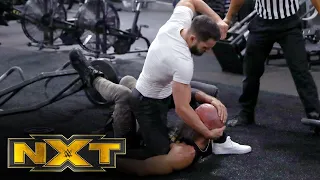Tommaso Ciampa and Johnny Gargano brawl in the WWE Performance Center: WWE NXT, March 11, 2020