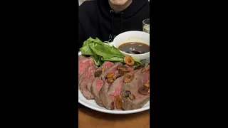 Lightly Roasted Beef #shorts #food #asmr #beef