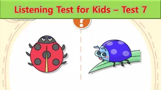 Listening Test for Kids | Test 7