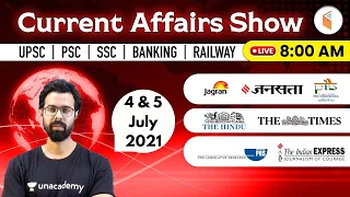 8:00 AM - 4 & 5 July 2021 Current Affairs | Daily Current Affairs 2021 by Bhunesh Sir | wifistudy