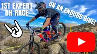 FIRST EXPERT DH RACE ON AN ENDURO BIKE! FONTANA WINTER SERIES RD.1