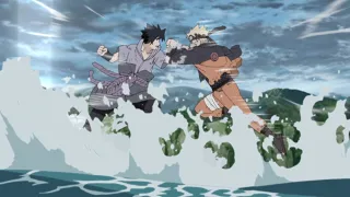 Naruto vs Sasuke Full Fight HD || In English Dub