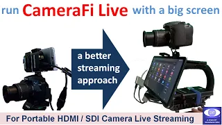 CameraFi Live with a tablet: a better low-cost HDMI, SDI camera streaming method for Android  iPhone