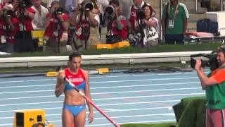 Елена Исинбаева идет на рекорд 5.07 Чемпионат мира по легкой атлетике 13.08.13