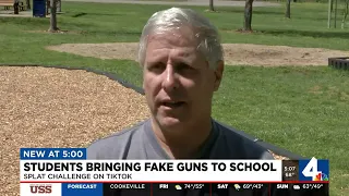 Students bring fake guns to school following Tik Tok challenge