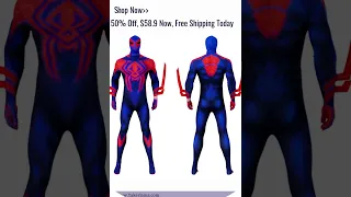 Marvel Spider-Man: Across the Spider-Verse Spider-Man 2099 Cosplay Costume Takerlama