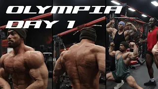 OLYMPIA 2022 DAY 1 | Checking In and Workout 4 DAYS OUT