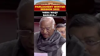 Mallikarjun Kharge Kickstarts Parliament Winter Session 2022 With Poetry #shorts #viral