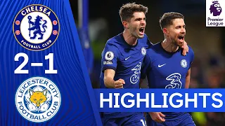 Chelsea 2-1 Leicester | The Blues Boost Champions League Hopes | Premier League Highlights