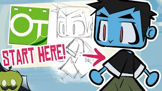 How to ANIMATE from START to FINISH in Opentoonz 1.6 (ft. XPPen Artist 16 2nd)