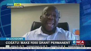 Cosatu says make R350 grant permanent