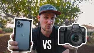 IPHONE 13 PRO MAX vs CANON R5 - Does it compare?!!