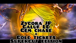 DFFOO JP ZYCORA GALUF LD BANNER GEM CHASE + GOLD TICKETS SUPERCUT DON'T DO THIS AT HOME LOL