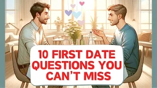 Crack the Code: 10 Questions for a Flawless First Date to Leave Them Wanting More! 👨🏻‍🤝‍👨🏽🥂🌹