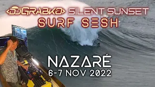 djGrabko Silent Sunset Surf Sesh: Nazaré Big Wave Tow Surf Action from Nov. 6-7, 2022