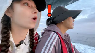 My first time Boat Fishing in the East Sea in Korea
