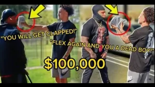 Darian2reacts to Flashing 100,000 In The Hood Prank (Gone Wrong!)