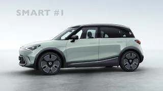 Neuer Smart #1 vs. VW ID.3 Elektro-SUV Vorstellung Design Battle Exterieur & Interieur Innen & Außen