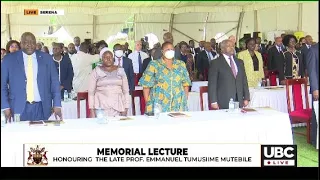 Memorial Lecture in honor of the late Prof. Emmanuel Tumusiime Mutebile || 27TH JANUARY, 2023