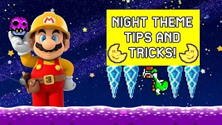 Tips & Tricks On ALL of the Night Themes in Super Mario Maker 2