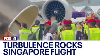 Severe turbulence rocks Singapore Airlines flight; 1 killed