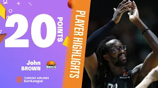 John Brown shines leading UNICS! ! Player Highlights | Turkish Airlines EuroLeague