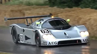 Sauber Mercedes C9 5.0L V8 Turbocharged - Lovely Exhaust Sounds at FOS Goodwood