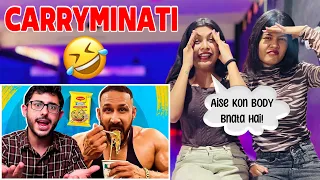 MAGGIE KHAO BODY BANAO | CARRYMINATI | Reaction by Anu and Anjali 2.0 #carryminati #reaction #viral