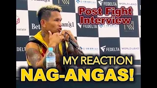 Casimero vs Oguni Post Fight Interview | My REACTION! Ma-angas Talaga!