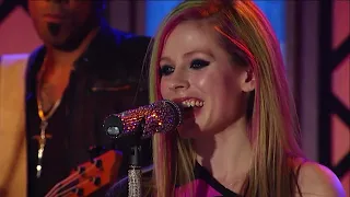 Avril Lavigne - What The Hell & Push (Live At Jimmy Kimmel Live 03/15/2011) HD