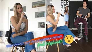 Nadie sabia que ella era la verdadera cantante 😱😥