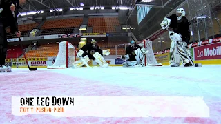 Elvis Merzlikins on ice training Part 3