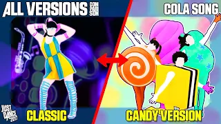 COMPARING 'COLA SONG' | CLASSIC x CANDY VERSION | JUST DANCE 2017