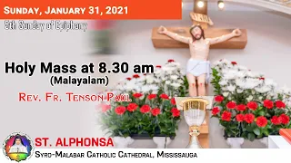 Sunday Holy Mass(Malayalam) @ 8.30 am - 31/01/2021