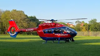 Devon Air Ambulance Start up and Take Off From Paignton Park.