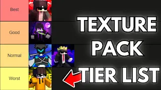 Youtubers Texture Pack Tier List Ft.@DarkwebGamer @SenpaiSpider @LivingLegendOP