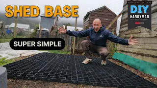 How to BUILD a Plastic SHED BASE | The EASY WAY
