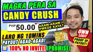 KUMITA SA PAGLALARO NG CANDY CRUSH? NO INVITE PROMISE! 100% LEGIT! OWN PROOF OF PAYOUT! LOOK A LIKE!